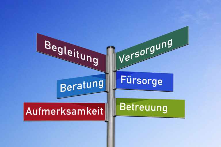 begleitung versorgung beratung fuersorge aufmerksamkeit betreuung